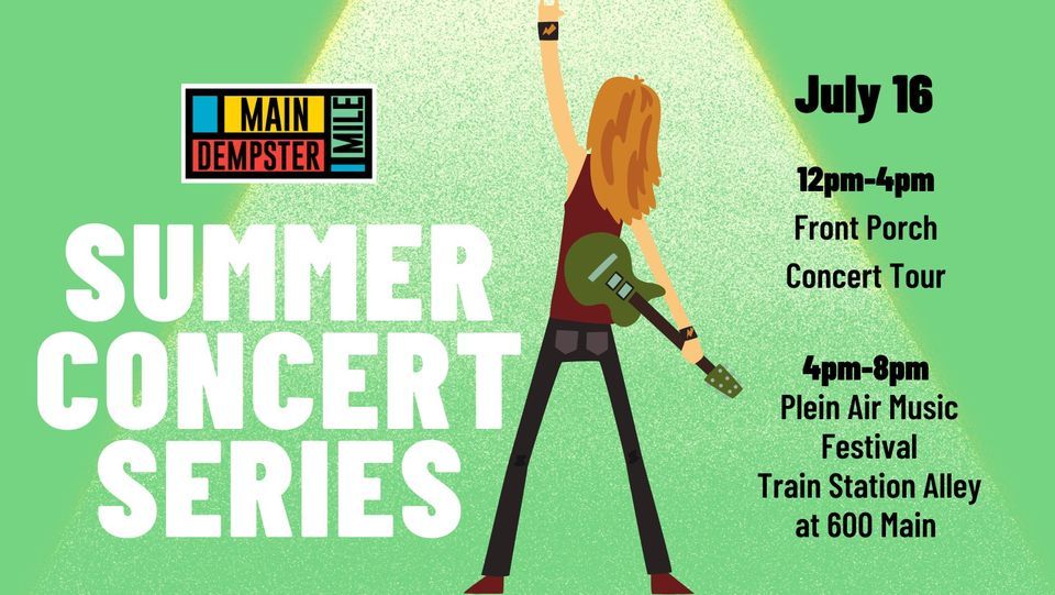 MDM Plein Air Music Festival and Front Porch Concert Tour, Evanston ...