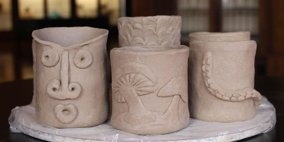 Carving Clay| Handbuilding Pottery Workshop w\/ Siriporn Falcon-Grey