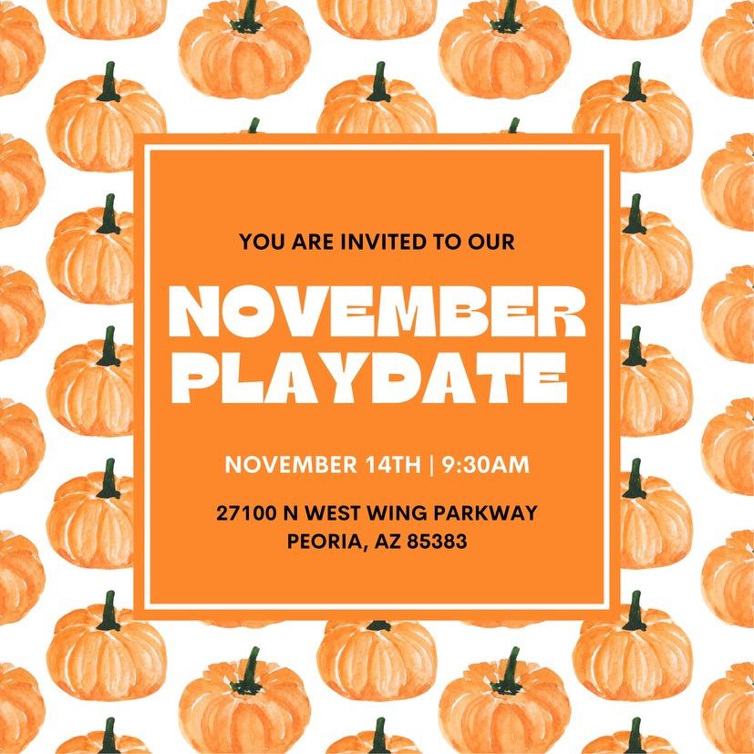 NOVEMBER PLAY DATE