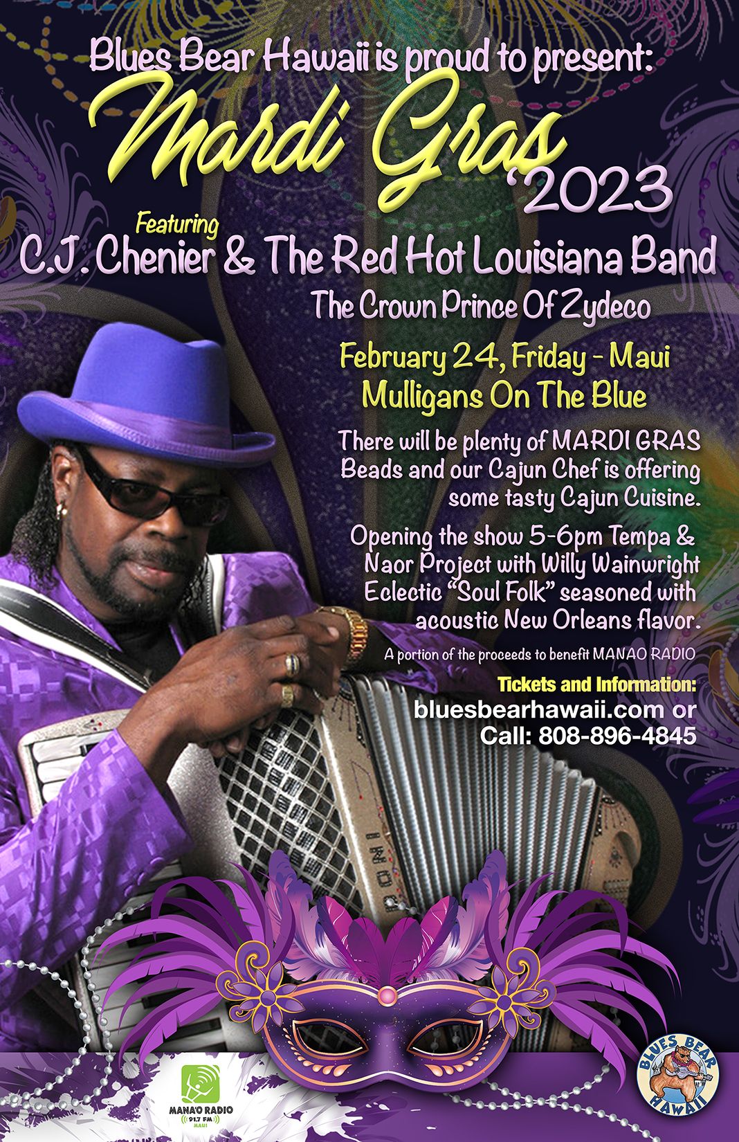 Mardi Gras Bash: C.J. Chenier & the Red Hot Louisiana Band