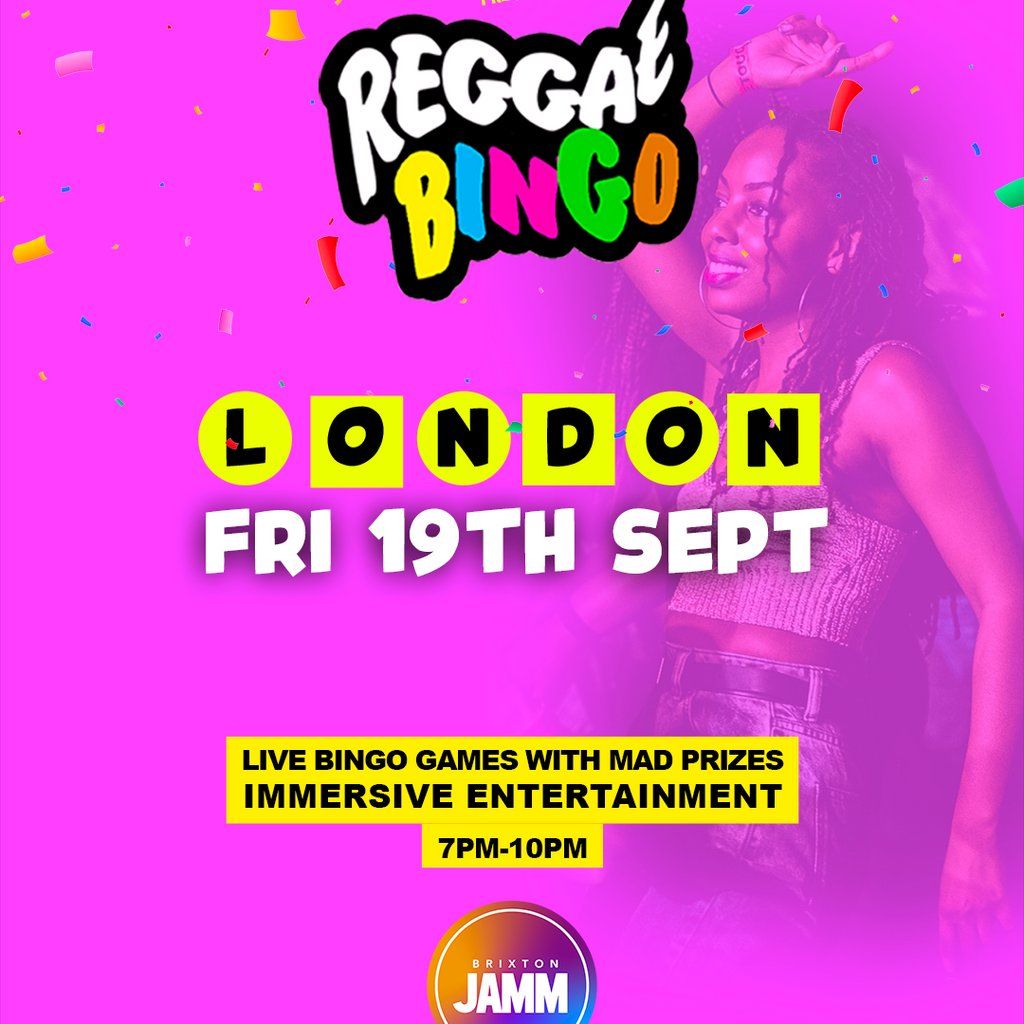 Reggae BINGO London - Fri 19th September