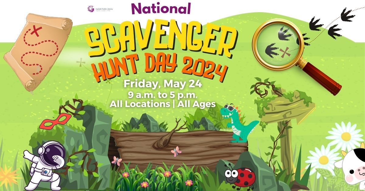 Celebrate National Scavenger Hunt Day at the Guelph Public Library