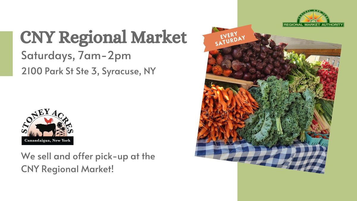 We're At The CNY Regional Market!