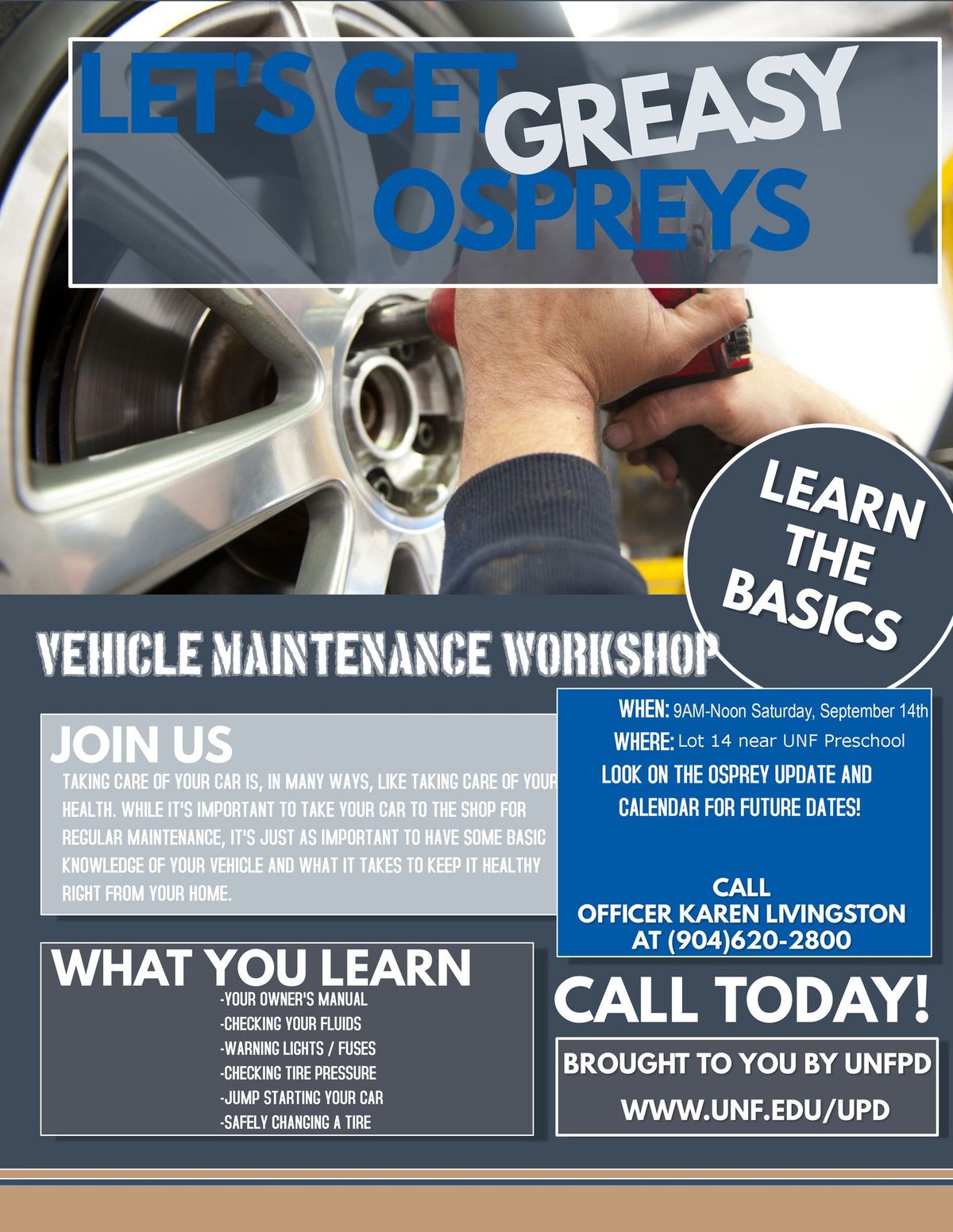 Basic Vehicle Maintenance Workshop