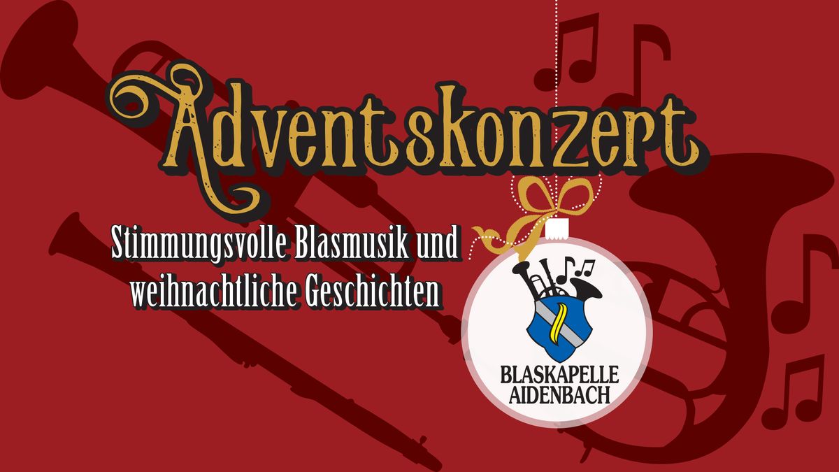 Adventskonzert der Aidenbacher Jugend-Blaskapelle