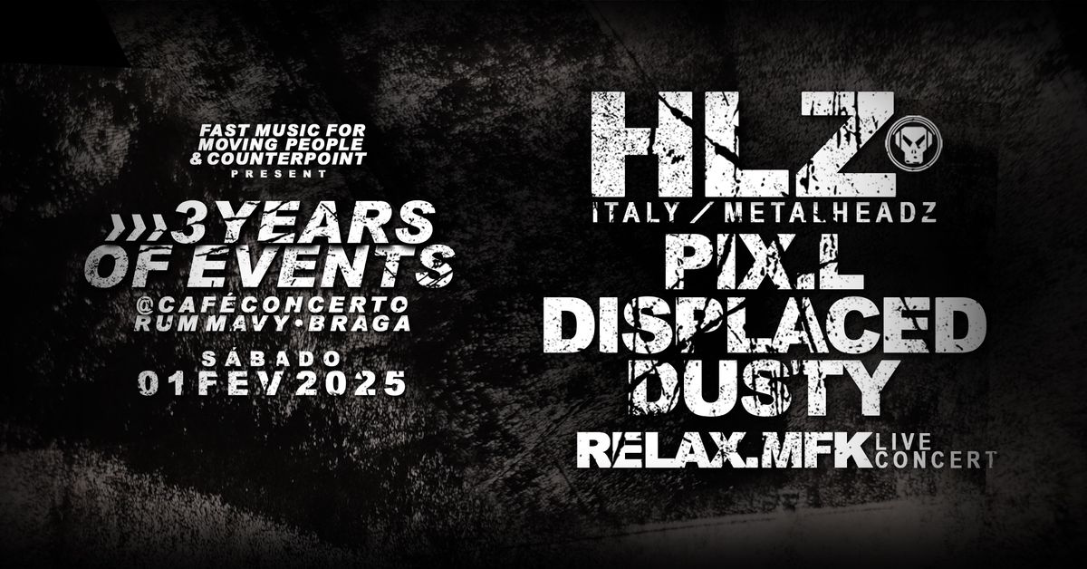 FAST MUSIC FOR MOVING PEOPLE @ MAVY w\/ HLZ (METALHEADZ ITALY) & MORE