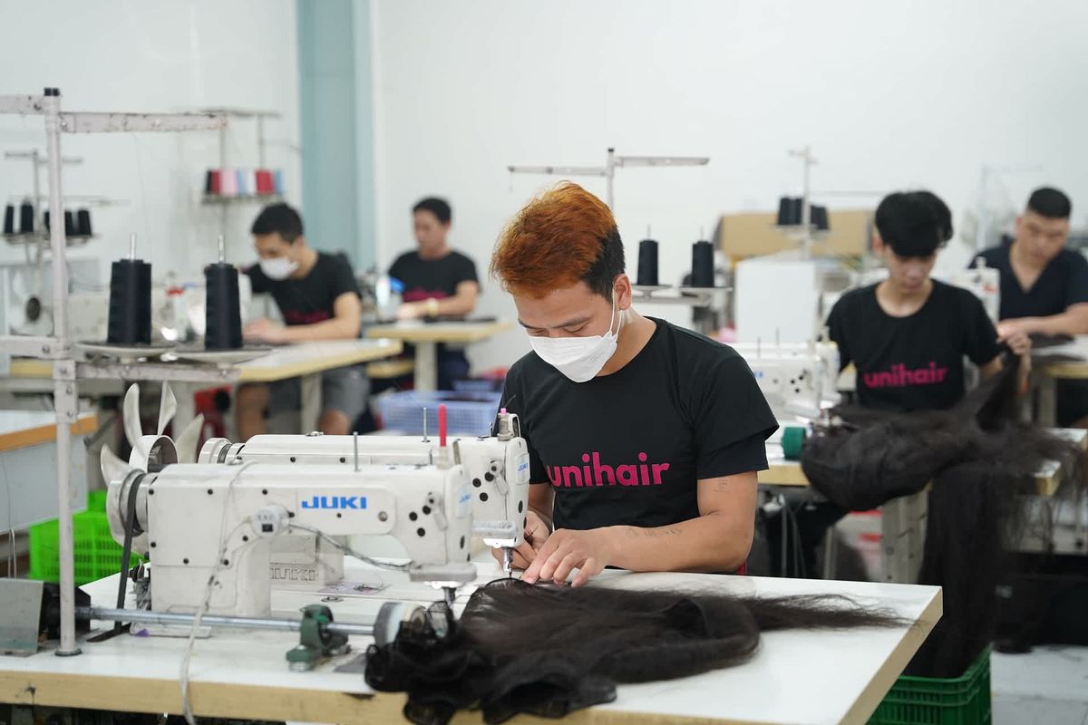 Hung Thinh 28 Hair Extensions Factory Visit