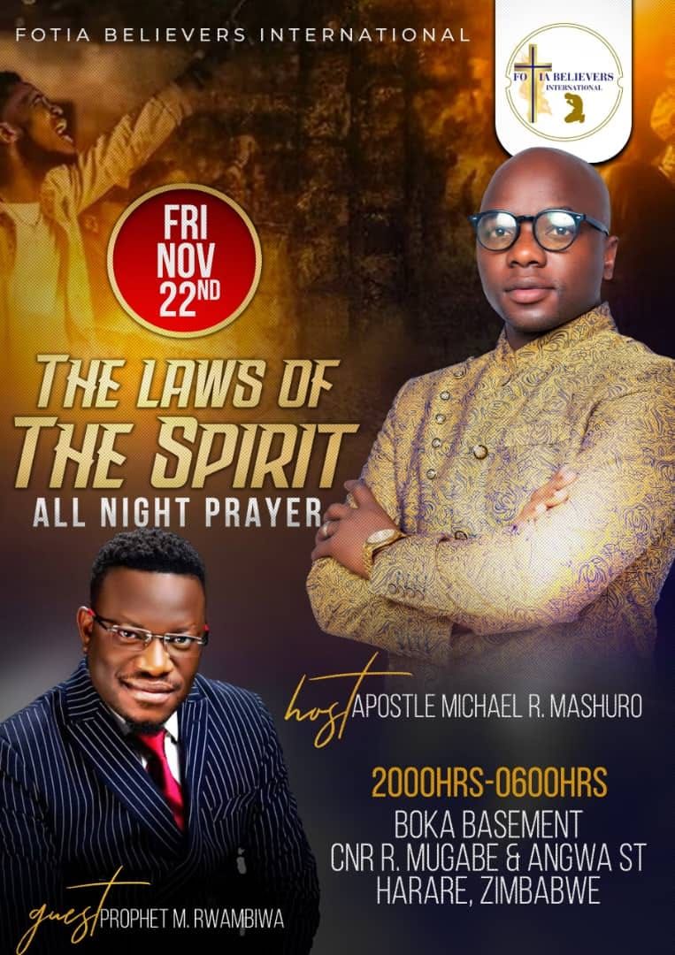 The Laws of the Spirit. All Night Prayer