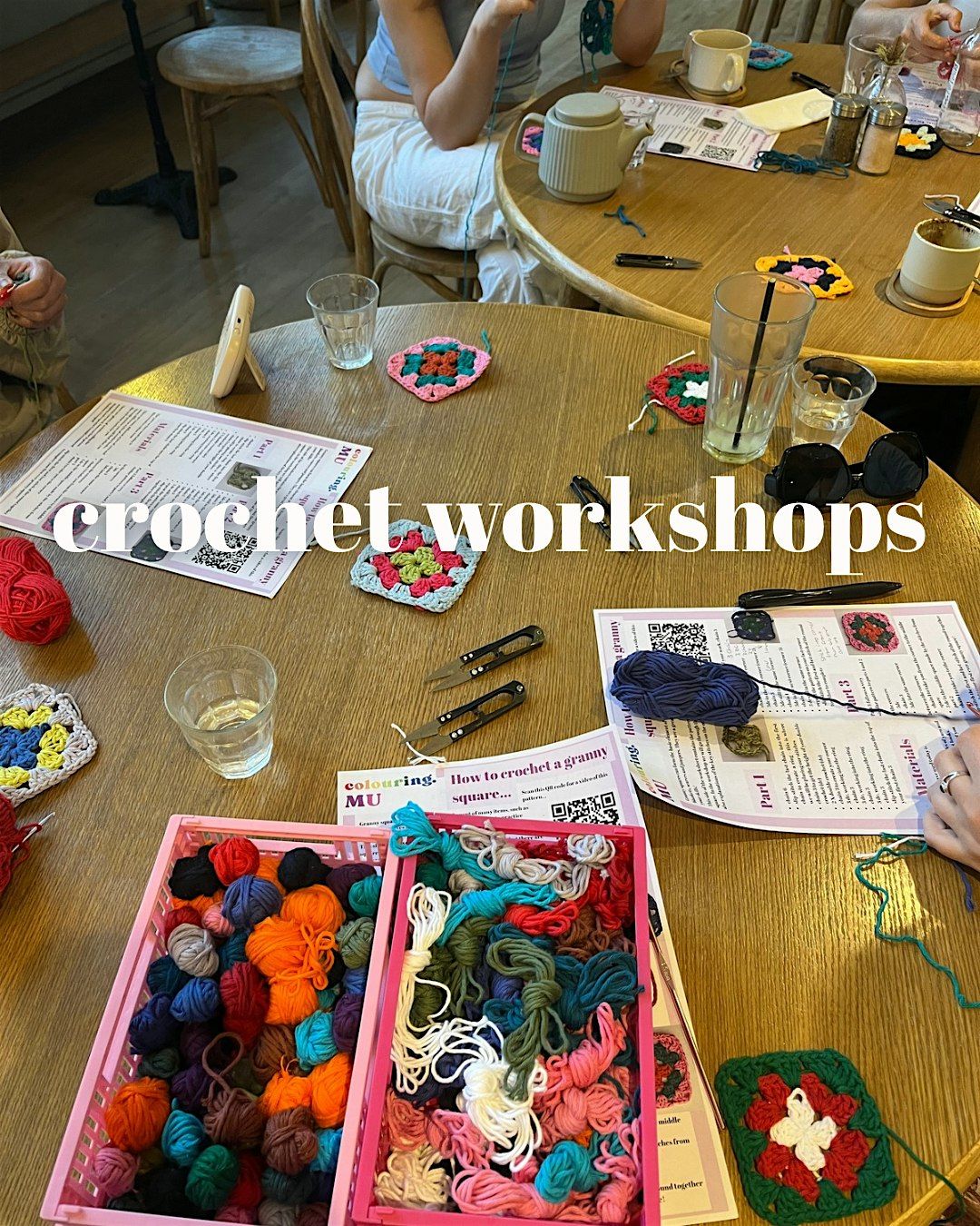 Beginner Beanie Hat Crochet Workshop - at Groke Coffee