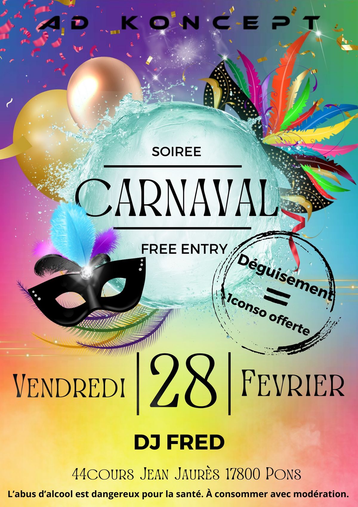 Soir\u00e9e Carnaval \ud83c\udfad