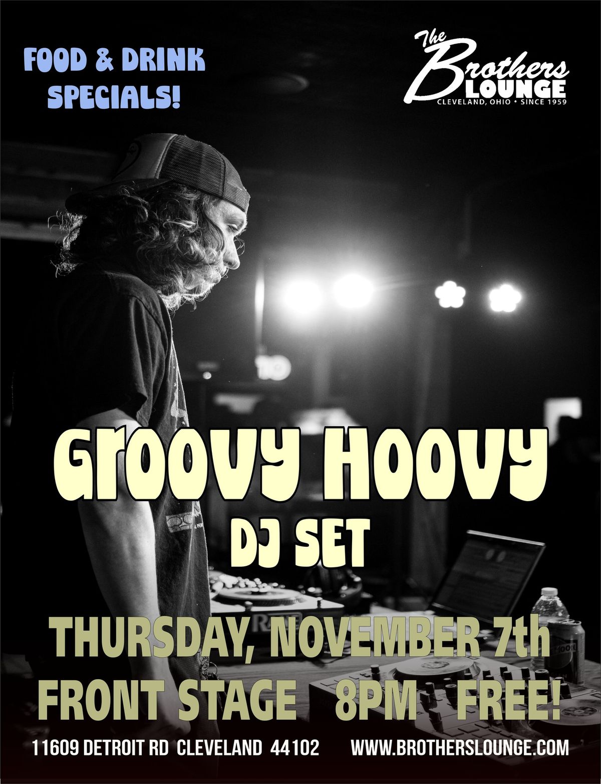 Groovy Hoovy DJ Set at Brothers Lounge!