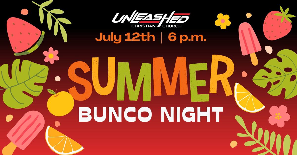 Summertime Themed Bunco Night