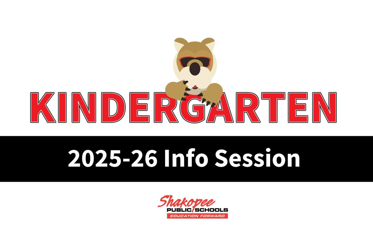 Shakopee Kindergarten Information Session