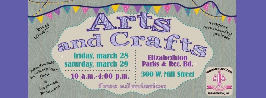 2025 Woman's Civic Club of Elizabethton Annual Spring Arts & Crafts Festival