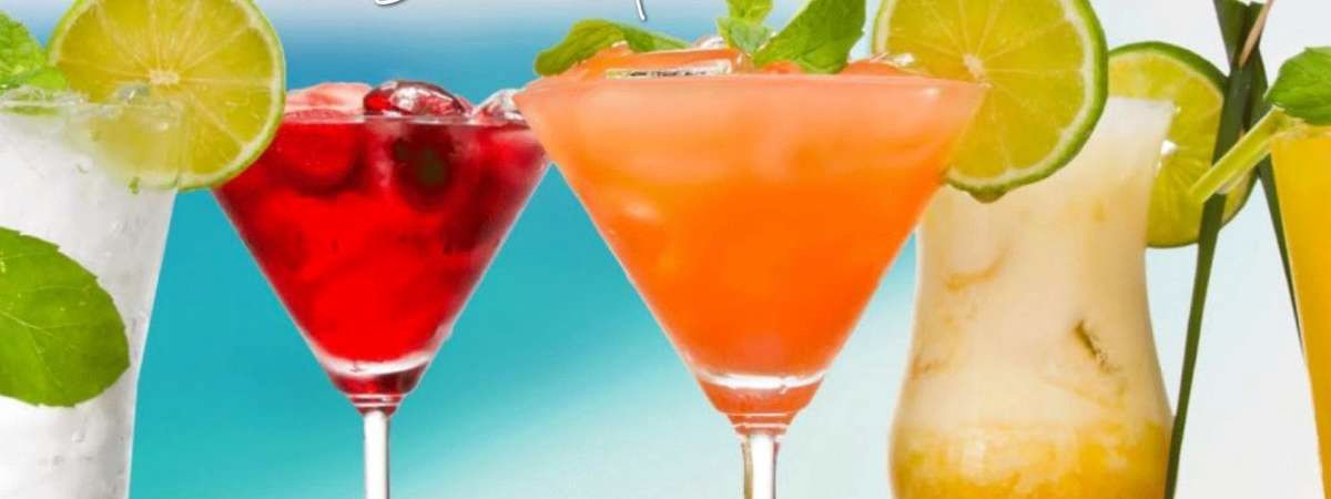 Tropical Cocktail Fest on the Beach