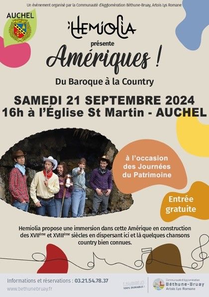 Am\u00e9riques! Du Baroque \u00e0 la Country