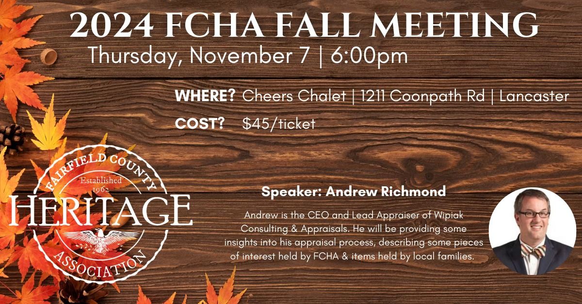 FCHA - Fall Meeting