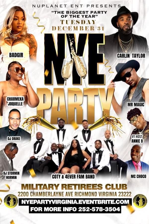 THE BIGGEST PARTY OF THE YEAR-NYE PARTY