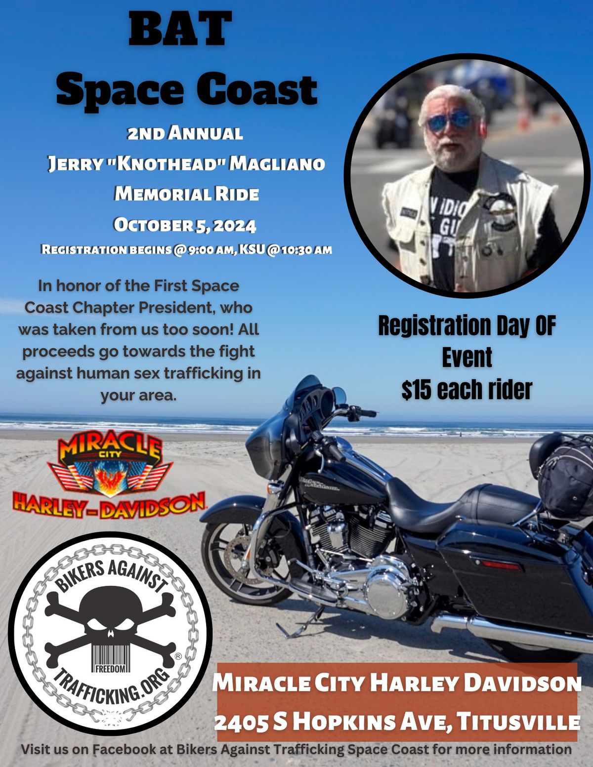 2nd Annual Knothead Memorial ride Against Human Sex Trafficking