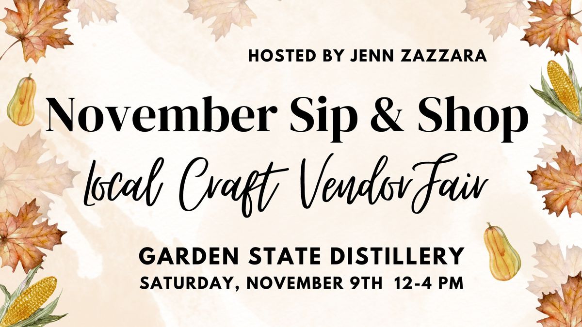 November Sip & Shop