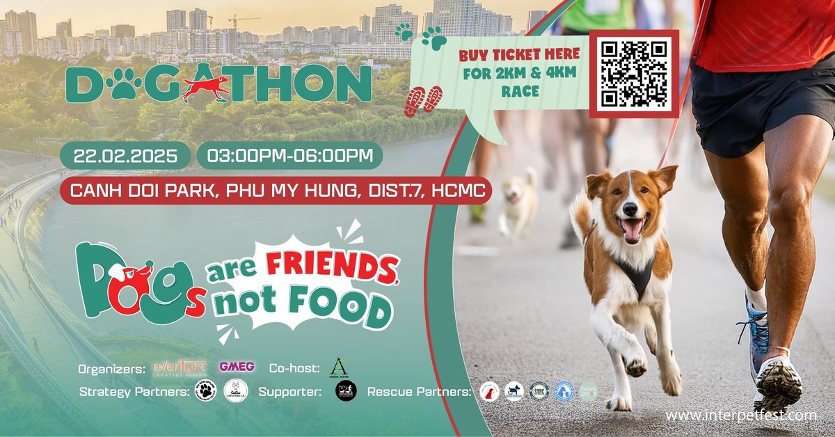 Dogathon Vietnam: Cu\u1ed9c thi ch\u1ea1y c\u00f9ng Boss