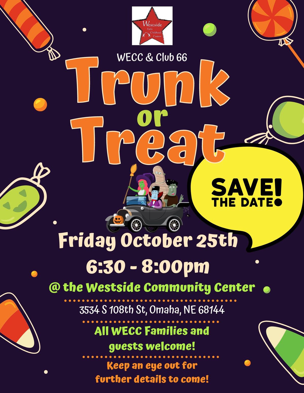 Westside ECC & Club 66 Trunk or Treat