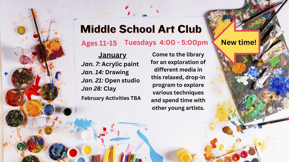 Middle School Art Club