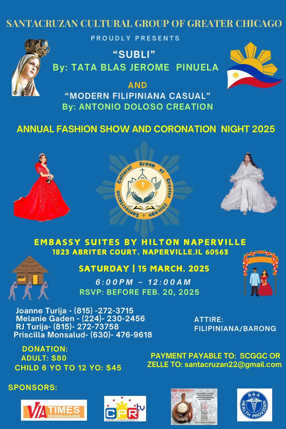 Santacruzan Annual Fashion Show, Awarding and Coronation Night 2025