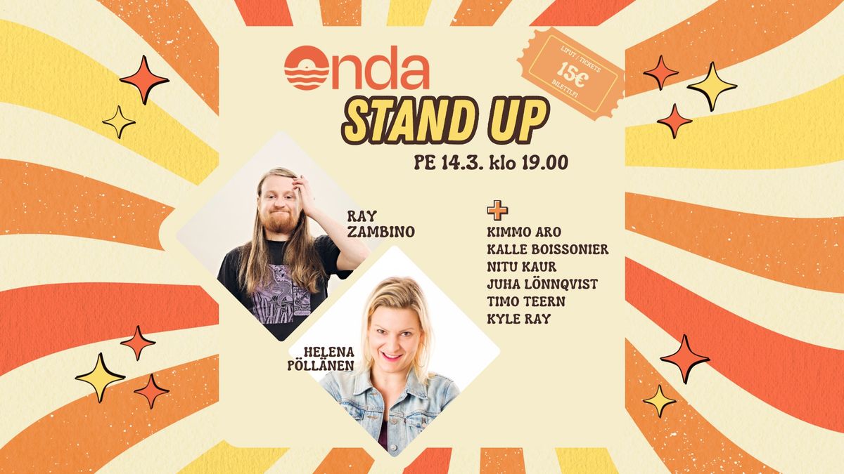 Onda Stand Up - English night! - Zambino, P\u00f6ll\u00e4nen