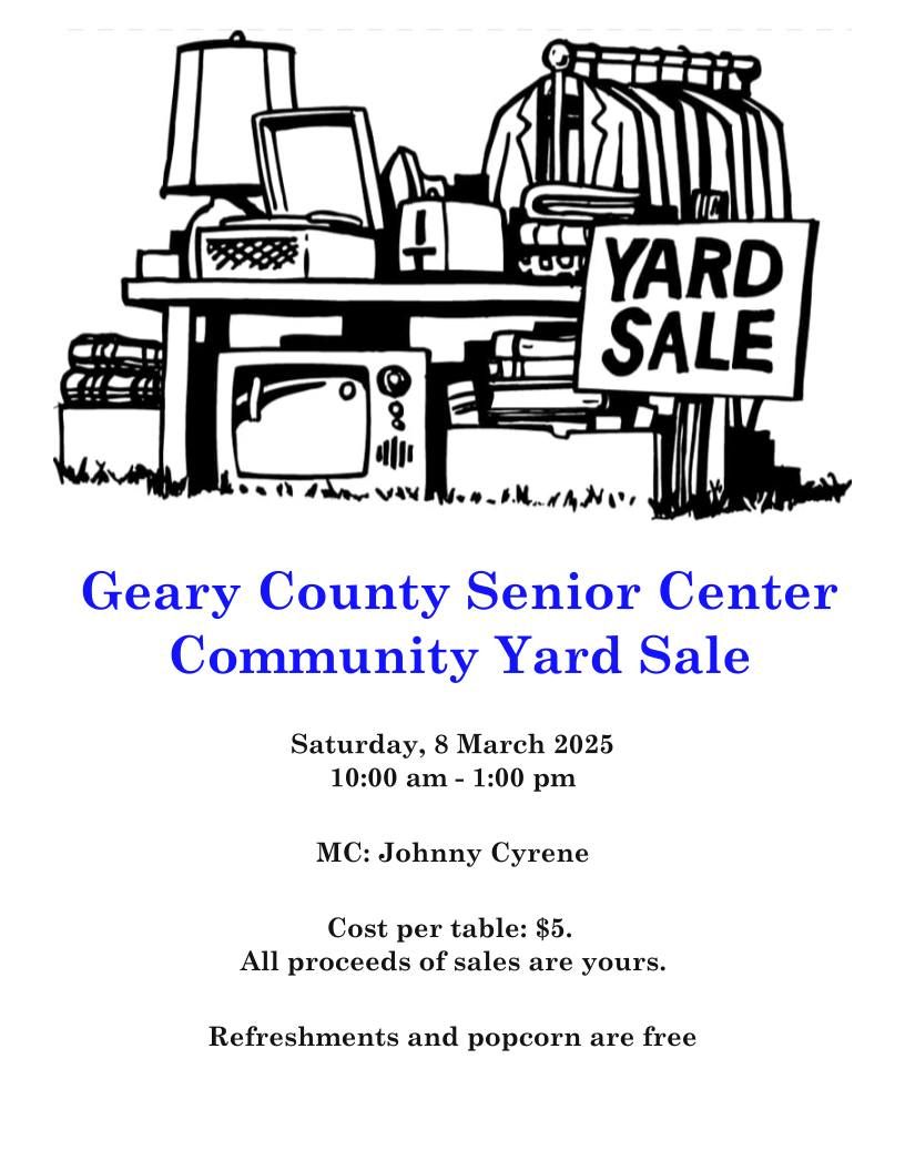 Indoor Community Garage Sale