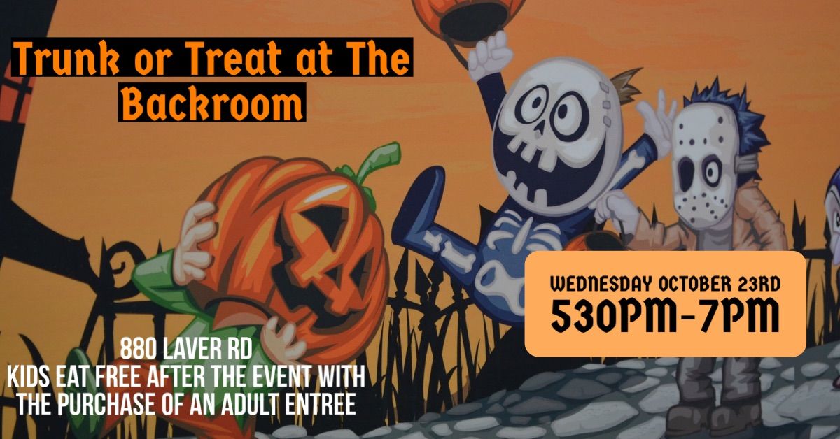 Trunk or Treat at The Backroom 