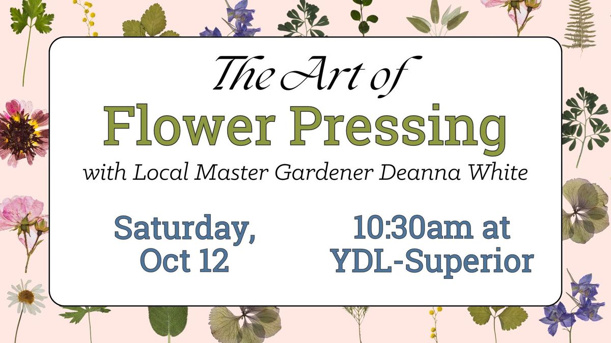 The Art of Flower Pressing