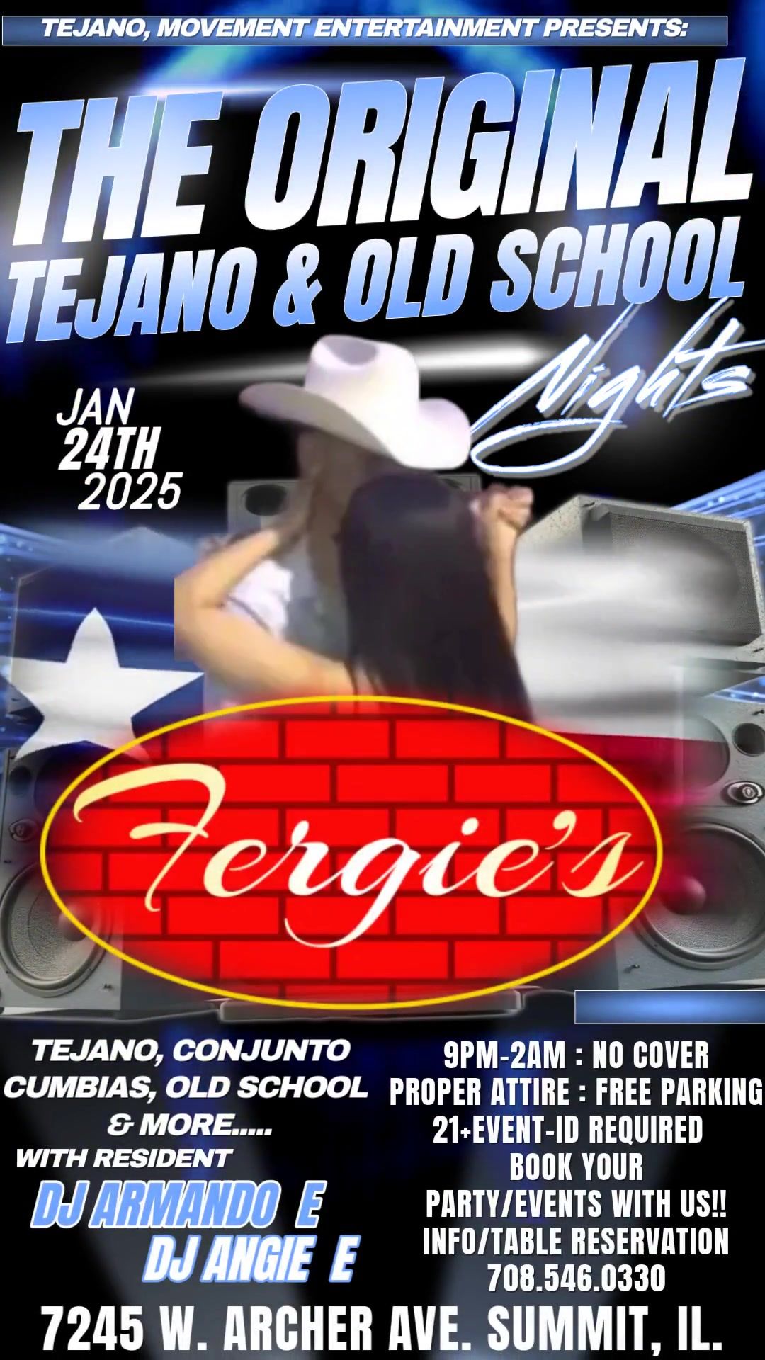 THE ORIGINAL TEJANO & OLD SCHOOL NIGHT'S @ FERGIE'S!!