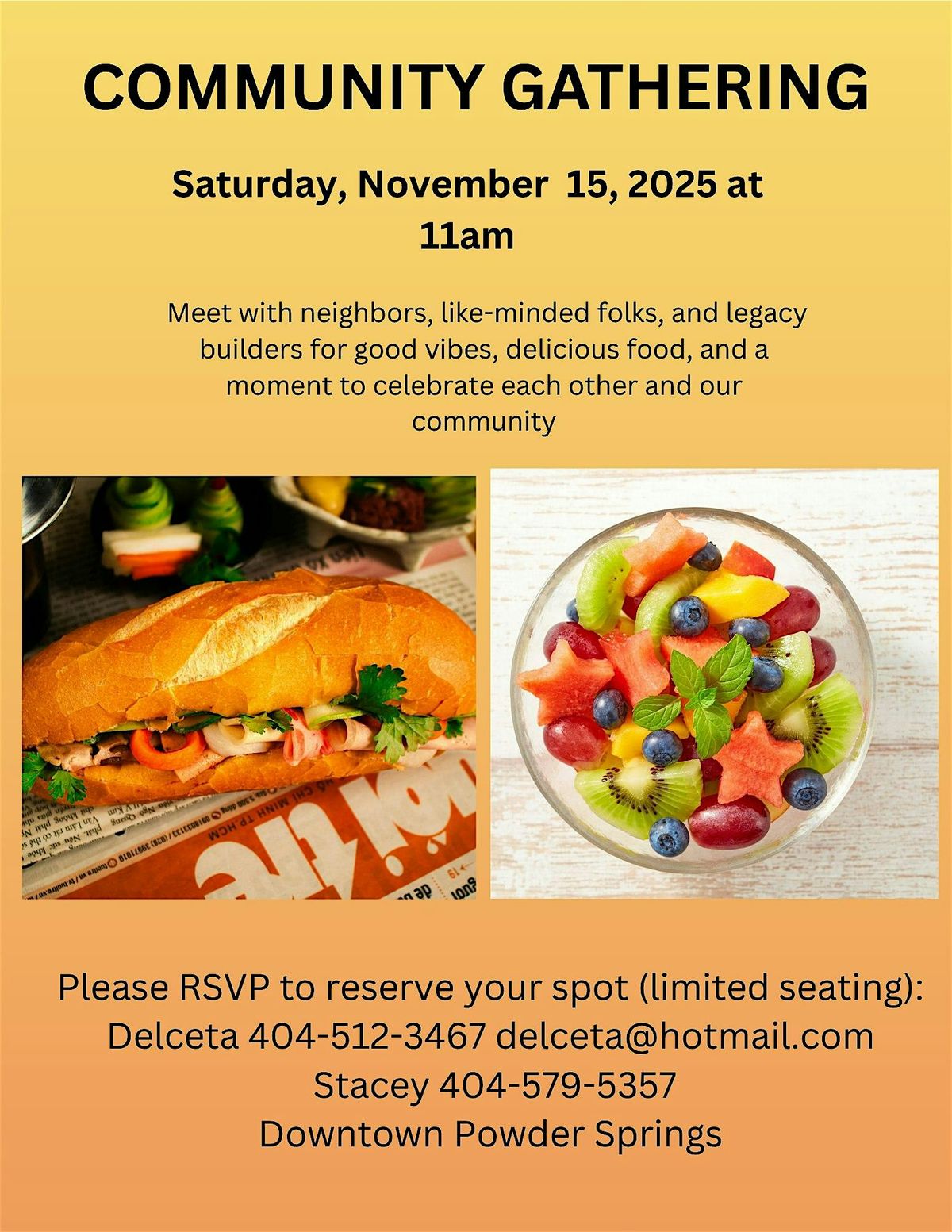 Community Gathering - Financial Education