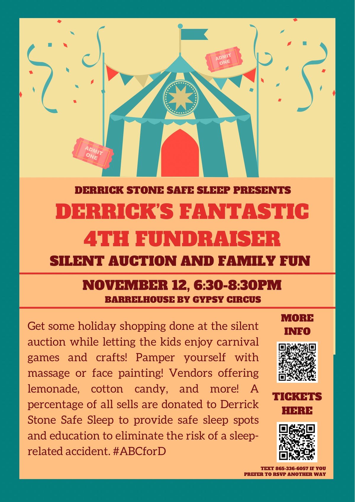 Derrick\u2019s Fantastic 4th Fundraiser 