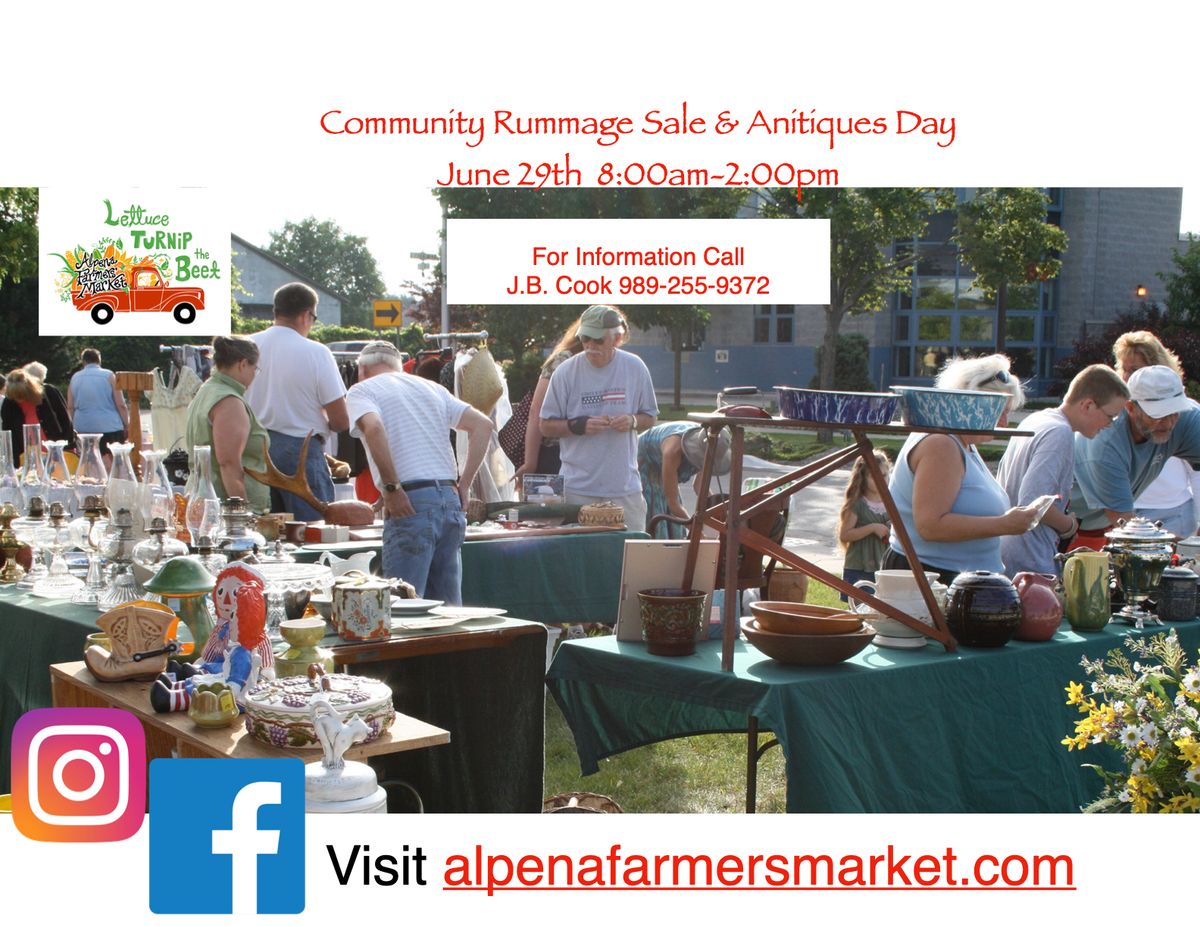 Community Rummage Sale and Antiques Day