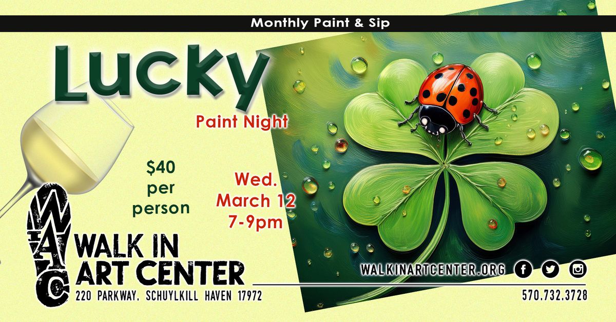 Lucky Paint and Sip