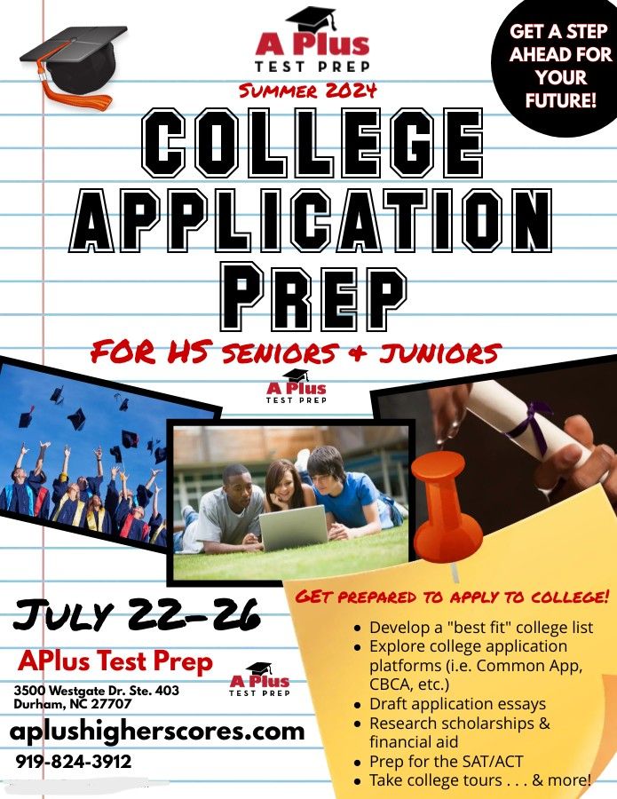 College Application Camp--Get Ahead of the Class!
