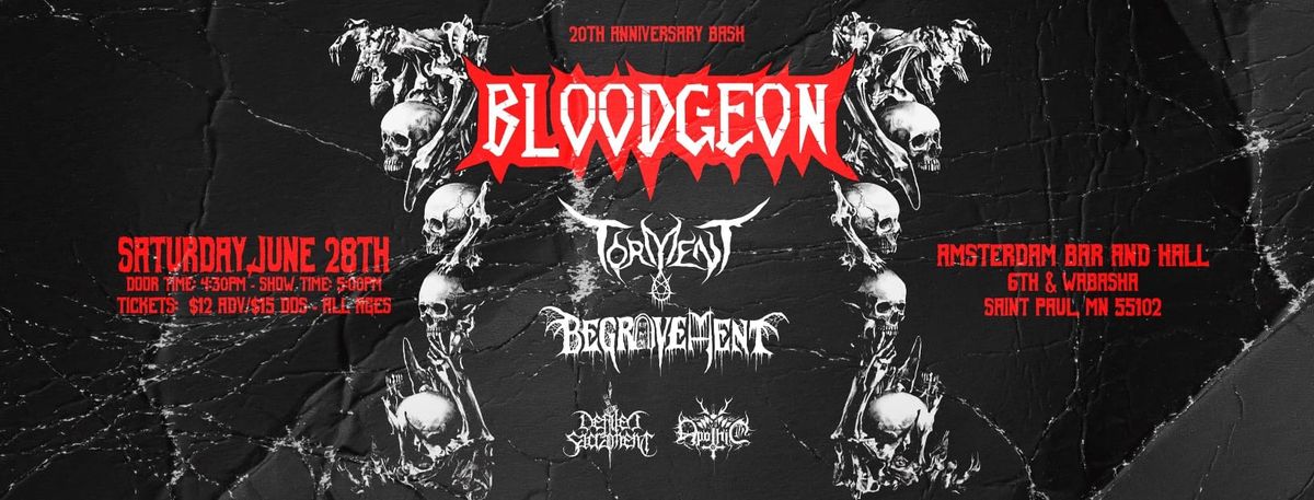 Bloodgeon's 20th Anniversary Bash