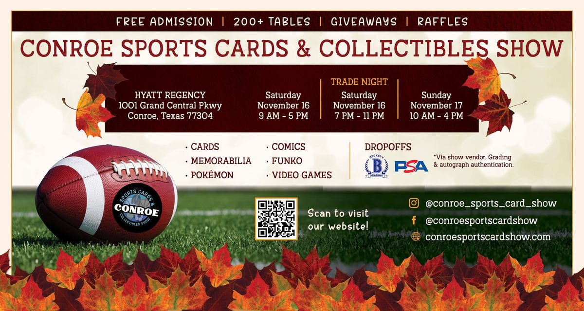 November Conroe Sports Card & Collectibles Show