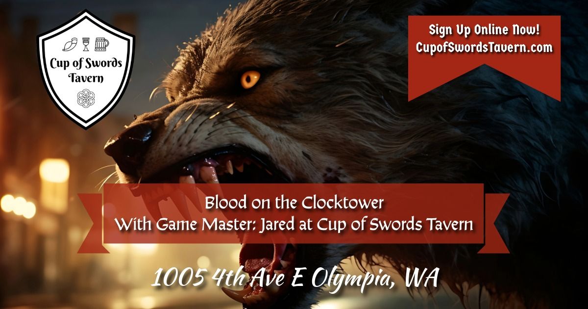 Blood on The Clocktower at Cup of Swords Tavern