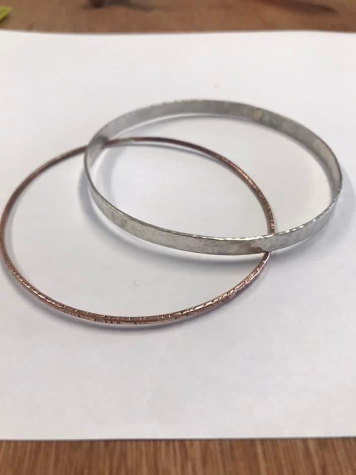 Silver Bangle Making