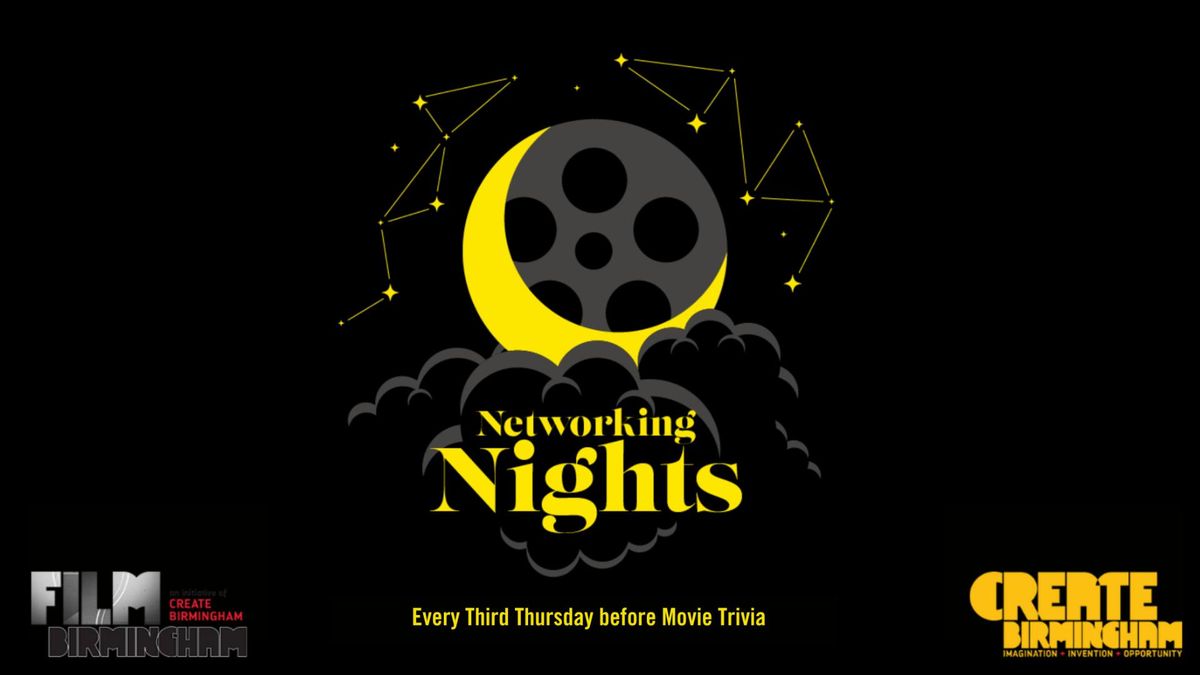 Networking Nights (FREE!) in Partnership with Film Birmingham