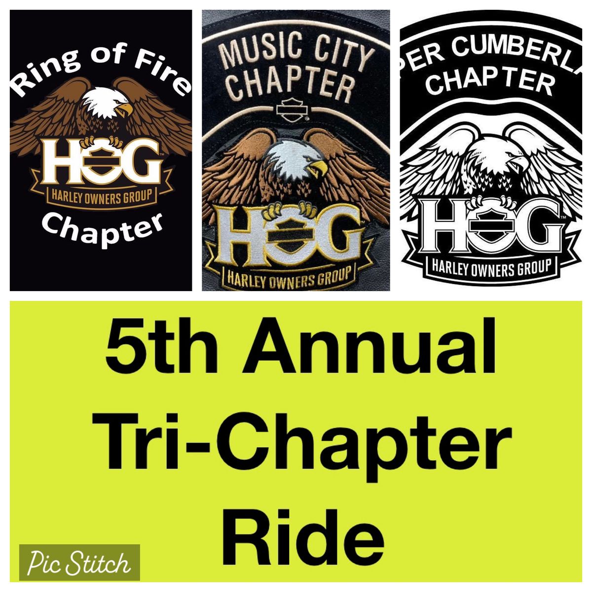 5th Annual Tri-Chapter Ride