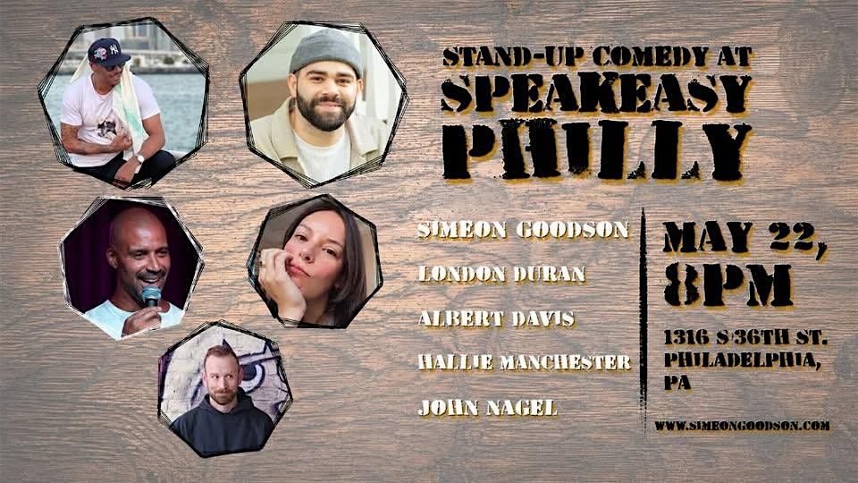 Speakeasy Comedy Showcase 5-22 with Headliner Simeon Goodson