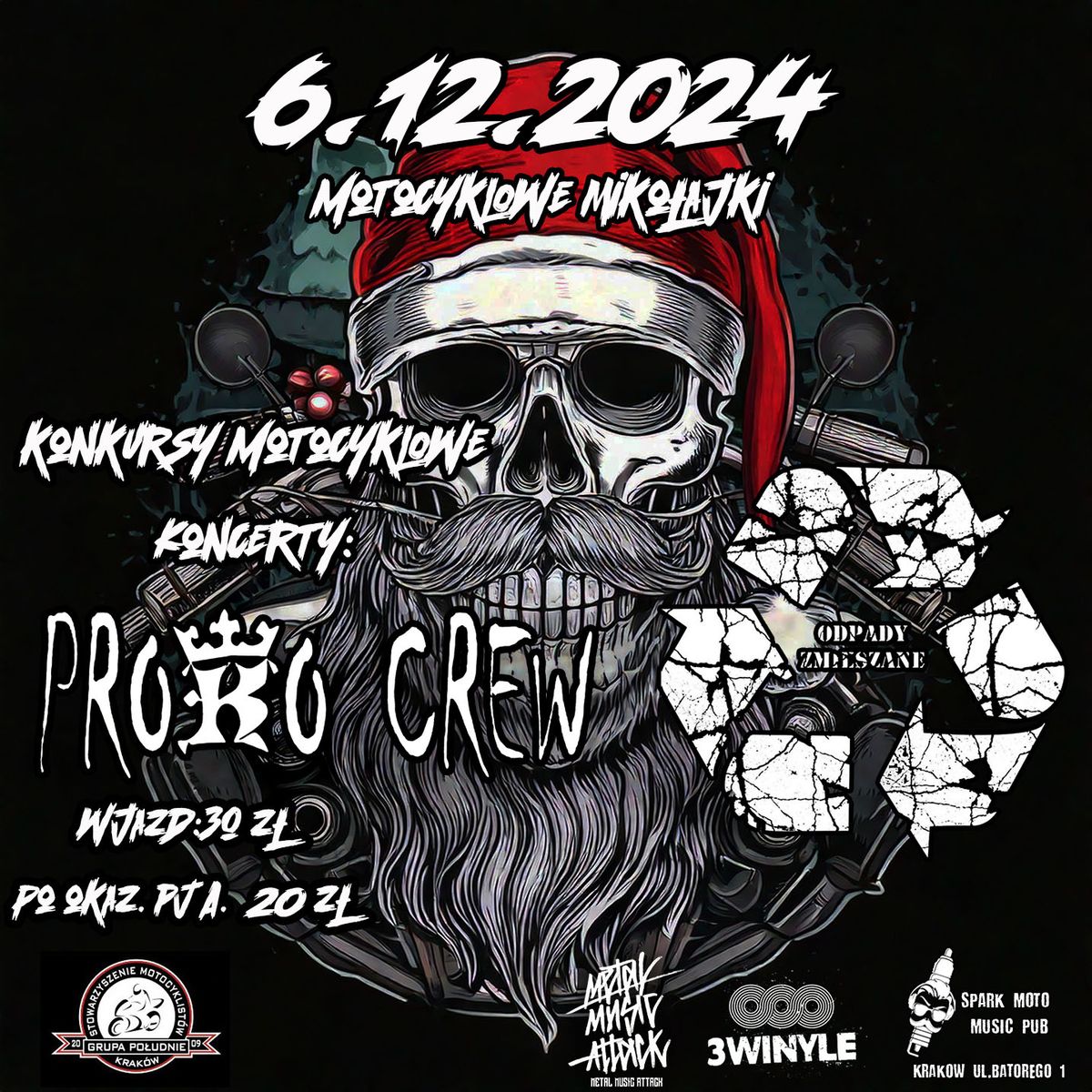 6.12.2024 Moto Miko\u0142ajki \/ Proko Crew Odpady Zmieszane