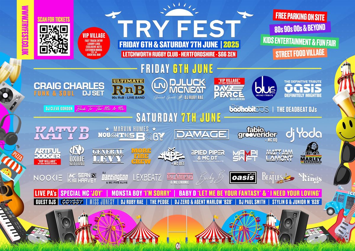 Try Festival 2025 - Letchworth, Hertfordshire.