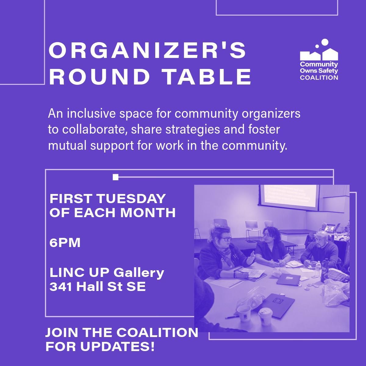 Date Change: Organizer's Round Table