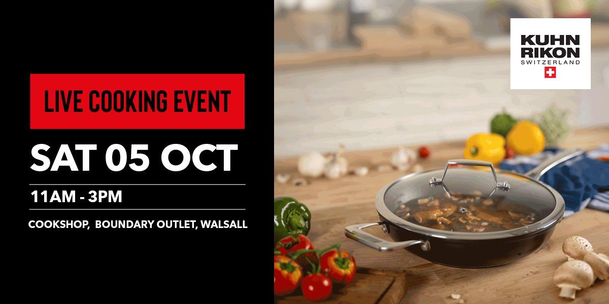 Live Cooking Demonstrations at Walsall