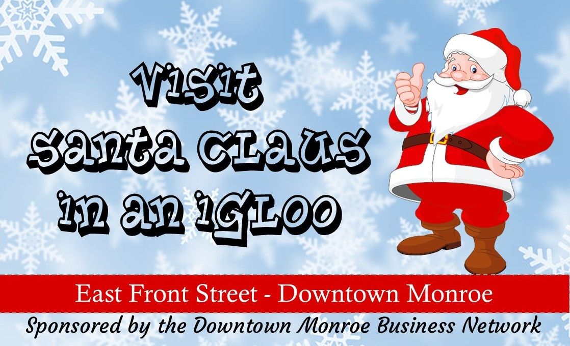 Visit Santa in an Igloo